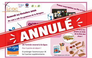 🚨 ANNULATION – JOURNÉE OCTOBRE ROSE DU 24 OCTOBRE 🎀