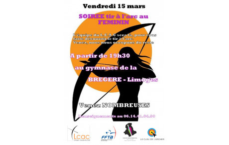 TIR au féminin - VENDREDI 15 MARS 