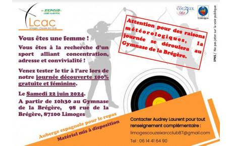 Modification lieu tir au féminin