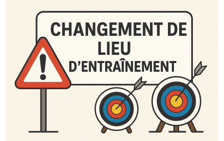 📣 Entraînement et passage de flèches – Vendredi 18 avril 🎯